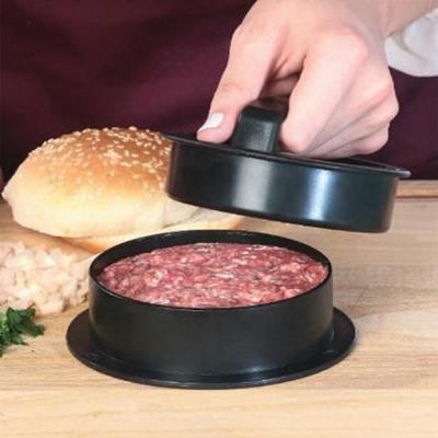 China Kitchen Instrument Homemade Detachable ABS Non-Stick Burger Viable Round Non-Stick Manual Press for sale