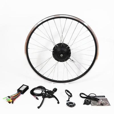 China Brushless front 100mm rear 135mm/RJ 26inch 36v 250w ebike hub motor ebike conversion kit for sale