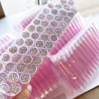 China Make up wholesale disposable nylon mascara wands /eyelash detergent brushes tube eyelash extension mascara spoolie cleaning brush for sale