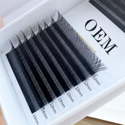 China Delicate Private Label Double Layer YY Eyelash Extension 0.07 for Hand Made High Quality Individual Mink Lashes 0.07 YY Eyelash Extensions for sale