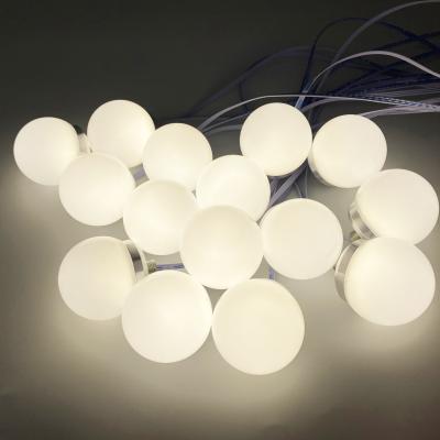 China 2021 Newest Hollywood Style 50cm Dimmable Modern Tricolor LED Makeup Mirror Light Bulbs For Bathroom And Bedroom Dresser Light Bulbs for sale