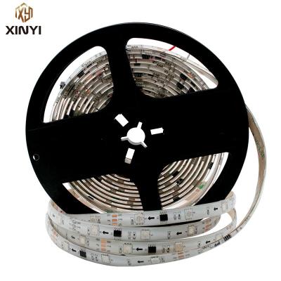 China Hotel DC12/24V Waterproof SMD5050 RGB LED Strip Flexible Strip Lights with WS2811 IC Inisde Dreamy Color for sale