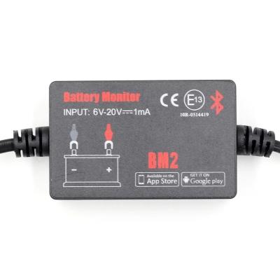 China Car Battery Voltage Battery Monitor Read BM2 On Phone APP BT 4.0 Device All 6V-20V Car Battery Tester for sale