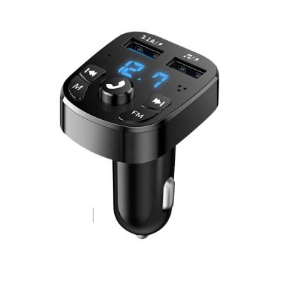 China Multifunctional Dual USB Car Supplies Car Music U Disk Receiver FM BT MP3 Player FM Transmitter Car Fast Charging for sale