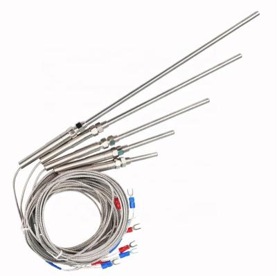 China K Thermocouple Detection Wire Probe Temperature Sensor Wire M8*1.25MM 1M-5M Probe Type PT100 Shielded RTD for sale