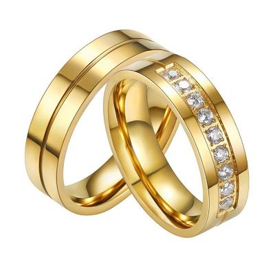 China No Fade Fashion Saudi Dubai Pure Diamond 24K Gold Jewelry Ring Men for sale