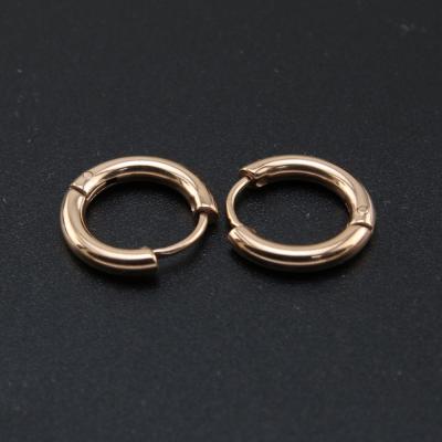 China None Fade Wholesale Thin Hoop Earring Surgical Steel Jewelry in China for sale