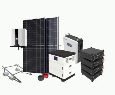 China Solución de microrredes: energía solar + batería + PCS + MTTP + grupos electrógenos diésel 3kw 5kwh en venta