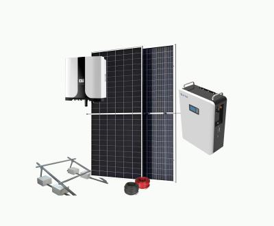 China Microgrid 5kw 10kwh met fotovoltaïsche LFP batterijbank PCS EN MTTP Te koop