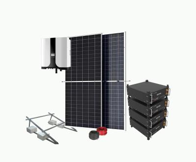 China Microgrid met zonne-energie en batterij 6kW 14kwh One Step Solution Te koop