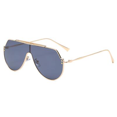 China 2021 new super popular super popular fashion sunglasses metal frame luxury oversized aviation sunglasses large for sale