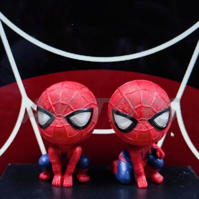 China Cheap Action Figure Collectible PVC Anime MODEL Gift Customized 8.5cm 2pcs Spiderman Model TOY Hot Sell Wholesale Toy for sale