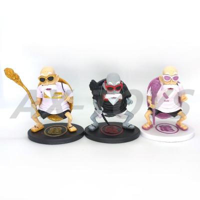 China Cheap TOY Hot Sell Wholesale Model Toy Roshi PVC Anime Action Figure Collectible Model Gift Customized 3color for sale