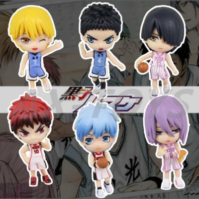 China Cheap Collection Gift Customized 6pcs Kuroko's Basketball PVC Anime Action Number MODEL TOY Hot Sell Wholesale Toy for sale