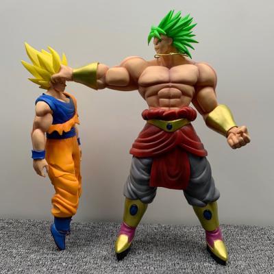 China Comic Toy Saiya Broli VS Goku Anime Figures Action Figures Cartoon Model Toy Collection Gift Customized for sale