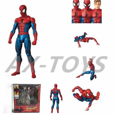 China PVC Model Toy High Quality Hot Sell Cartoon Movable Spiderman Action Anime Figure Collection Gift Customized MAF075 for sale