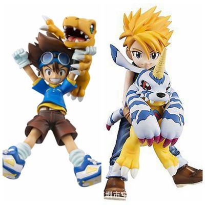 China MODEL TOY Anime Figure Digital Monster Action Figure Cartoon Model Toy Collection Gift Agumon Gabumon Tailmon Yagami Hikari Customized for sale