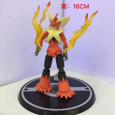 China MODEL TOY Blaziken Anime Figure Push-Monday Action Figure Movable Cartoon Model Toy Collection Gift Customized for sale