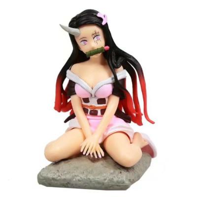 China Action Figure Demon Action Figure Killer MODEL TOY Kamado Nezuko Style Cartoon Toy Model Collection Cute Gift Customized for sale