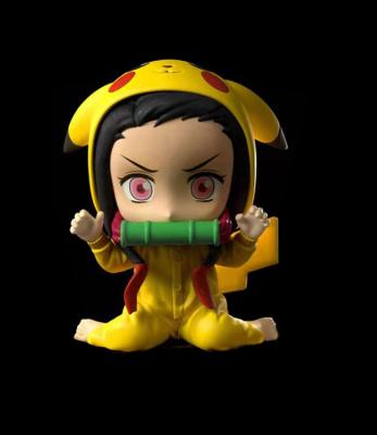 China MODEL TOY Anime Figure Demon Slayer Action Figure Cartoon Model Toy Collection Gift Pika Chu Kamado Nezuko Customized for sale