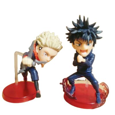 China Cute MODEL TOY Itadori Yuji Fushiguro Megumi pose anime figure Jujutsu Kaisen style action number cartoon toy collection for sale