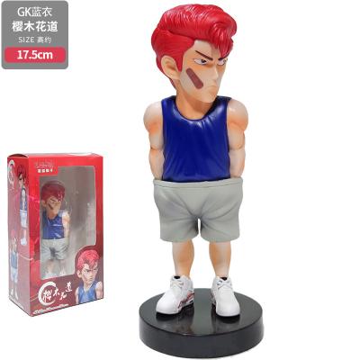 China MODEL SLAM TOY Sakuragi Hanamichi Muscle Anime Figure DIP Customized Style Action Number Cartoon Model Toy Model Collection Cute Gift for sale