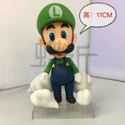 China MODEL TOY Mario Green Hat Anime Figure Action Figure Cartoon Model Toy Collection Gift Customized for sale