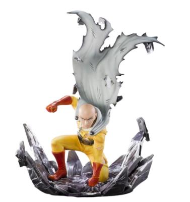 China Hot Wholesale 24.5cm Cartoon Toy Hatchet Salts Figure One Punch Man Saitama ken PVC Action Figure for sale