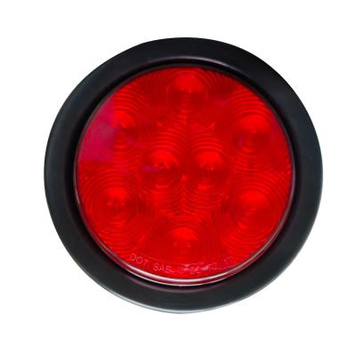 China Trailer Truck 4 Inch Round LED Stop Tail Turn Trailer Lights Factory Supply LED Tail Lights For Truck for sale