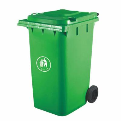 China Rolling Type Industrial Waste Cover Outdoor Trash Can With Lid Large Capacity Trash Can Waste Basket Kitchen Waste Bin for sale