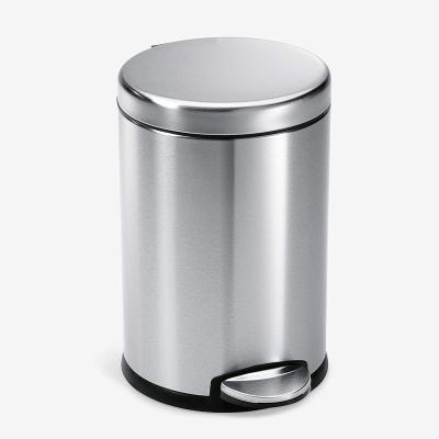 China Environmentally Friendly Circular Metal Mesh Trash Can Pedal Stainless Steel Bin Cid Strap Sustainable for sale