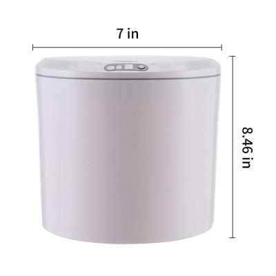 China Small Viable 1.32 Gal Mini Automatic Wastebasket Infrared Sensor Smart Waste Bin Container for Cafe Laundry Office Car Home for sale