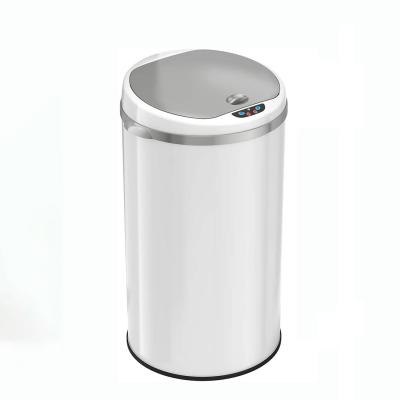 China Type Touchless Motion Sensor Smart Automatic Smart Infrared Waste Bin Kitchen Rubbish Trash Induction Trash Can for sale