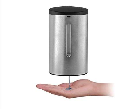 China Stainless Steel Modern Free Sensor Hands Foam Soap Dispenser Wall Mount Soap Dispenser Battery Automatic 700ml Soap Dispenser for sale