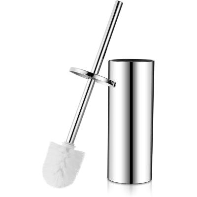 China Refillable Toilet Brush Holder Bathroom Toilet Bowl Holder Cleaner Brush Stainless Steel for sale