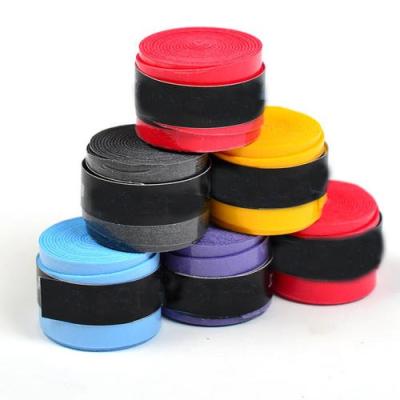 China Racket Customized High Quality PU Grips Sweat Absorption Non-slip Tenis Overgrips for sale