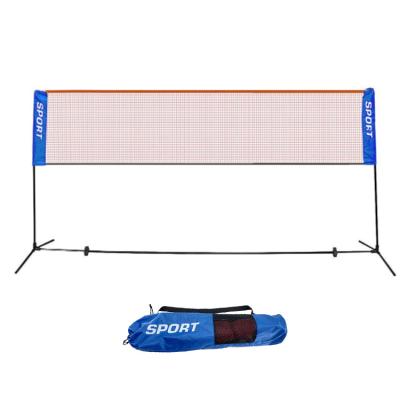 China Badminton Training Equipment Customized Outdoor Folding Splicing Portable Frame Sport Goods Badminton Net for sale