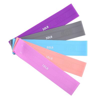 China 2022 New Silicone Ring Portable Fitness Workout Equipment Multifunctional Elastic Resistance Bands for sale