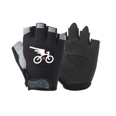 China Men Women Weightlifting Dumbbell Horizontal Bar Breathable Anti-Slip Training Gloves Half Finger Unisex Bicycle Gloves for sale