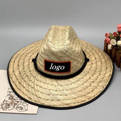 China Custom Character Summer Floppy Paper Straw Hats for sale