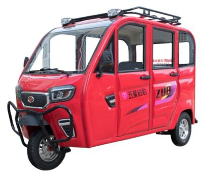 China 800W Lead Acid Battery Luxury Passenger Electric Tricycle With Hangar for sale