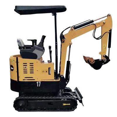 China Construction Digging Price Best 1 Ton 1.7 Ton Diesel Engine Micro Digger Used Mini Excavator China With Rubber 2 Ton Tracks for sale