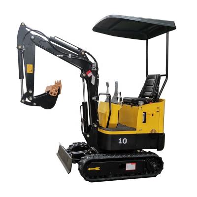 China Construction Digging 1T Crawler Backhoe Loader Grapple Digger Best Price Mini Excavator Attachment 1 Ton With Ac For Home Use for sale