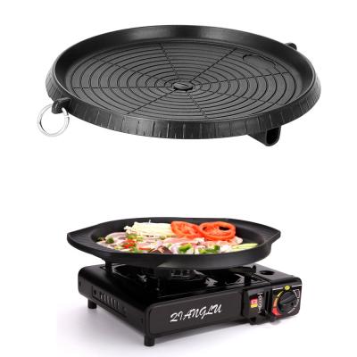 China Korea style easily cleaned aluminum BBQ, barbecue dish, grill pan for sale