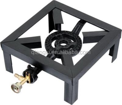 China Hotel Cast Iron Burner Steel Gas Stove for sale