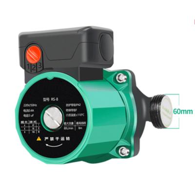 China 55 SQM~150 SQM 220V super silent hot water circulation pump for household floor pipe circulating heating system for sale