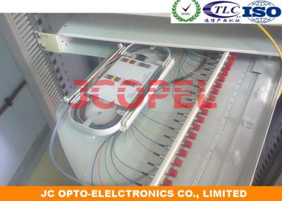 China Base opcional 1U FC/APC del panel de remiendo del marco de distribución de la fibra óptica ODF 24 en venta