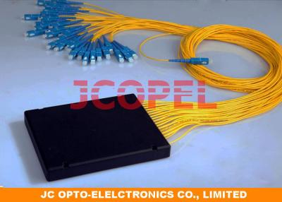 China 1 x 8 Fiber Optic Coupler Splitter 1310nm 1550nm for FTTH Passive Optical Network for sale