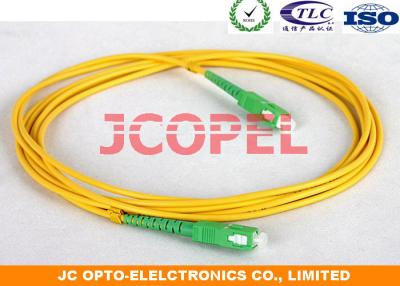 China FTTH Fiber Optic Patch Cord SC Patch Cord 3.0mm Cable Simplex Telecommunication Equipment for sale