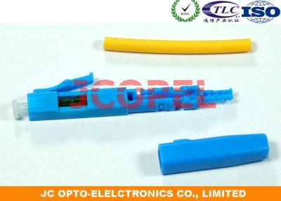 China LC / UPC SM Fiber Optic Fast Connector , Single Mode Fiber LC Connector for sale